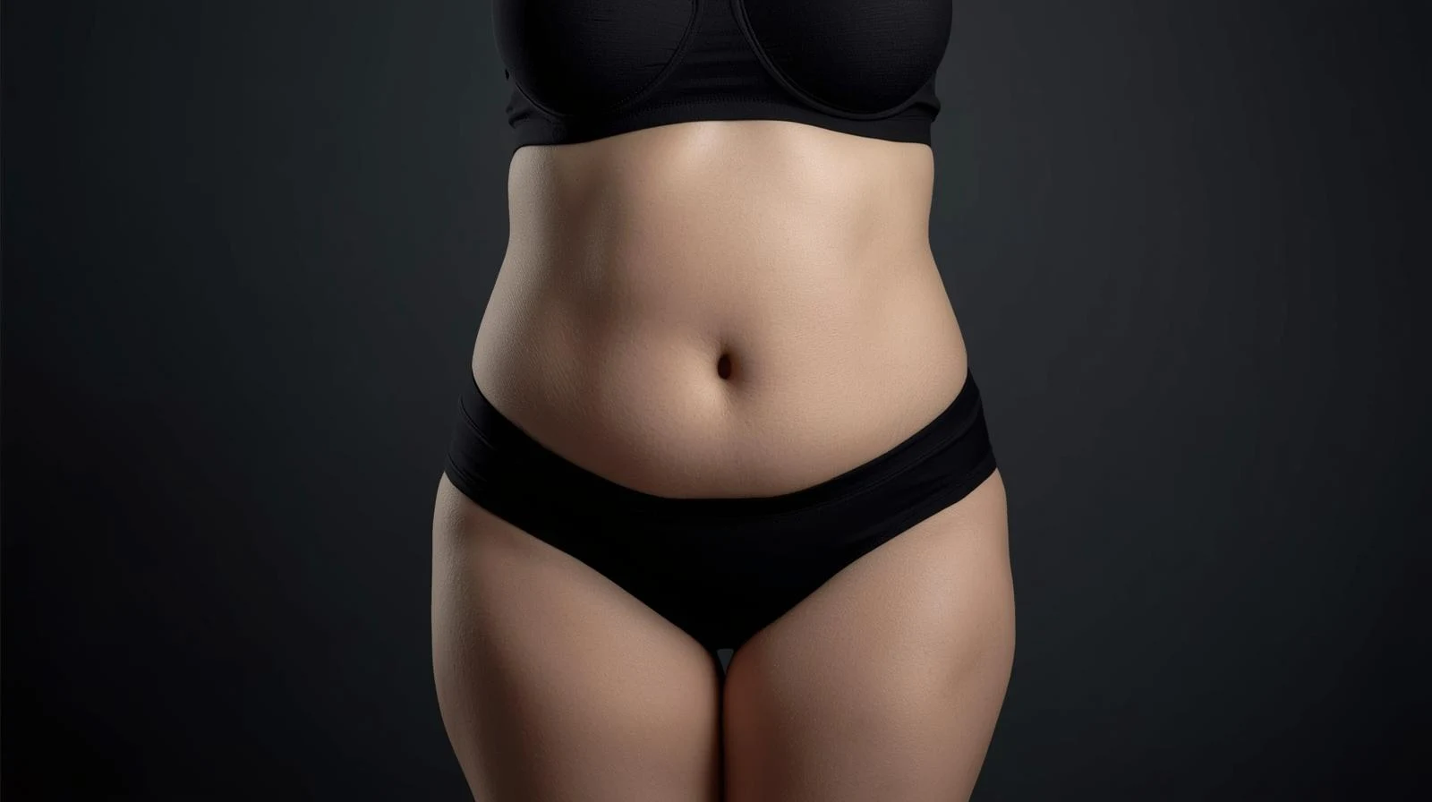 Resultado de cirugía postbariátrica en Cali con firmeza abdominal y contorno definido por el Dr. Jaime Arias.