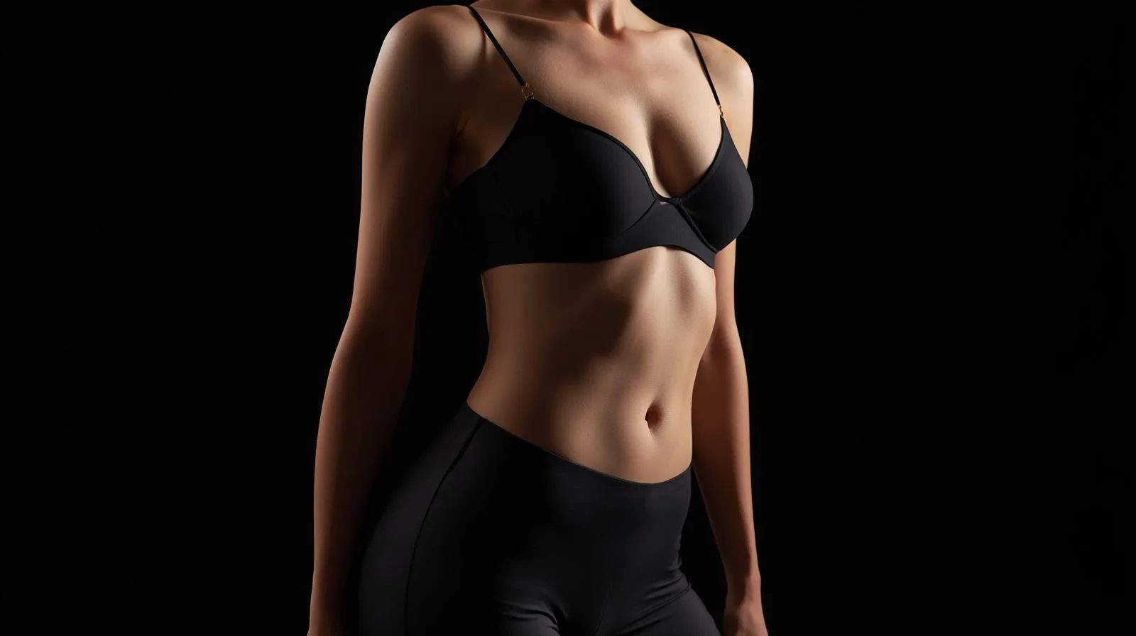 Resultado de lipoescultura en Cali, mostrando un abdomen plano y contorno definido por el Dr. Jaime Arias.